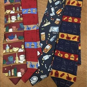 4 Great Pharmacy Pharmacist ties! Awesome cond